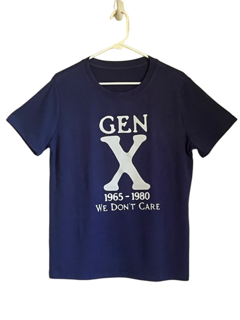 Gen X Navy Graphic T-Shirt - Classic Crew Neck
